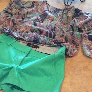 Multicolored translucent shirt